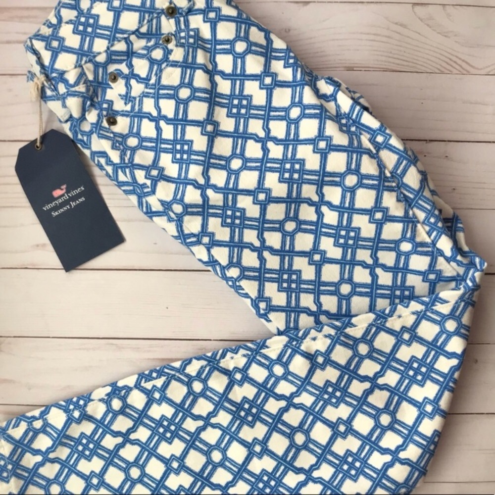 NWT Vineyard Vines Printed Skinny Jeans